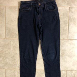 J Brand Mid-rise Skinny Dark Denim Sz 25 EUC
